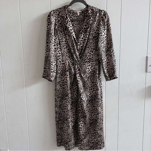 Rebecca Taylor Lynx Hammered Silk Dress - Picture 7 of 15